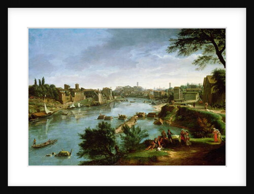 View of the River Tiber in Rome by Gaspar van Wittel