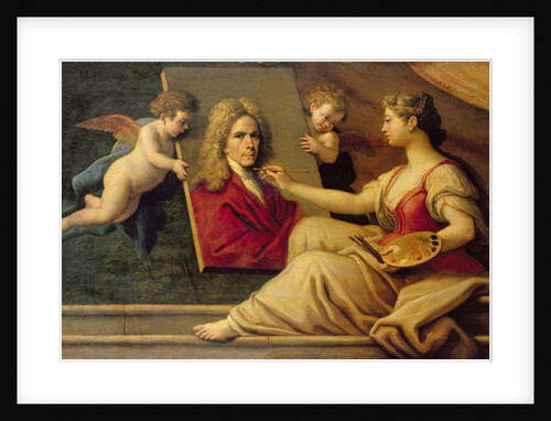 Self Portrait in an Allegory of the Arts by Paolo di Matteis