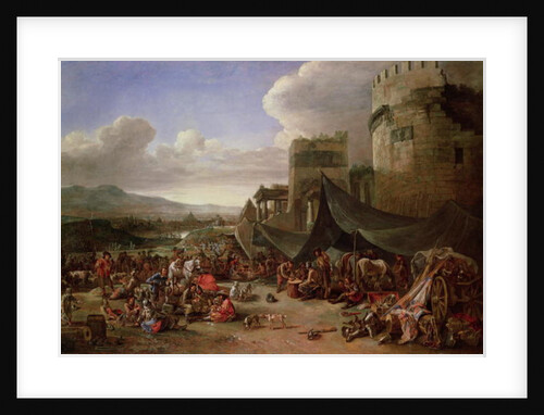 The Sack of Rome in 1527 by Johannes Lingelbach
