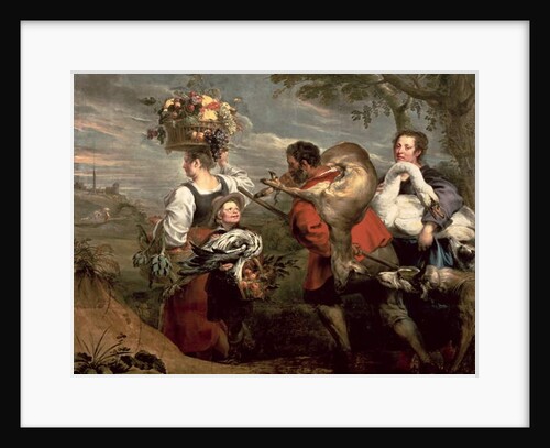 Peasants Going to Market by Peter Paul and Snyders Frans Rubens