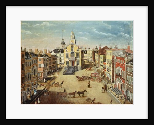 Old State House, Boston, 1801 by James Brown Marston