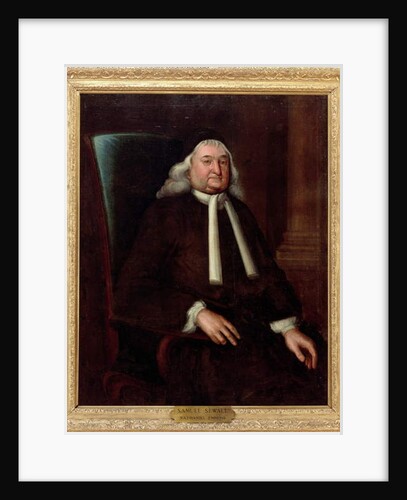 Samuel Sewall, 1728 by Nathaniel Emmons