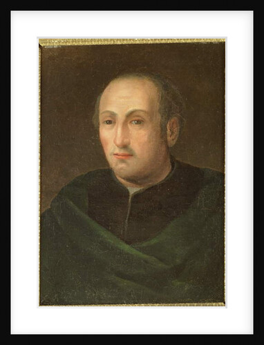Christopher Columbus, after a painting in the Uffizi, 1788 by Giuseppe Calendi