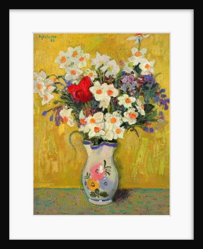 Spring Flowers, 1978 by Alberto Morrocco