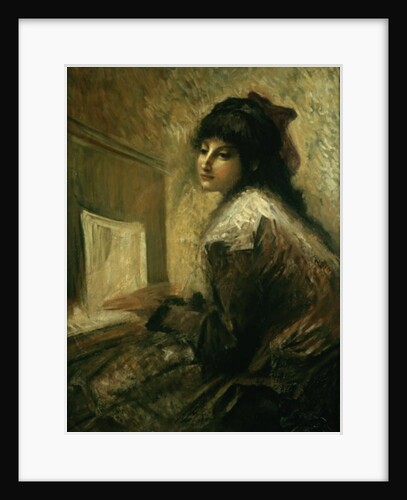 Girl at the Piano by Luigi Conconi