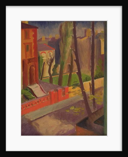 Tree-Lined Street by Bernard Meninsky