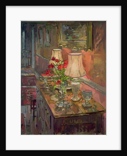 Lamps and Tulips by Susan Ryder