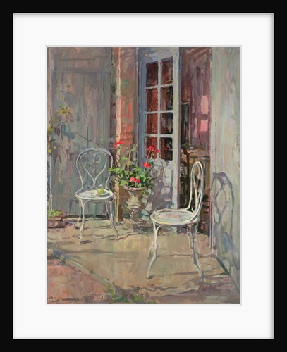 Terrace Chairs, Chateau de Mocques by Susan Ryder