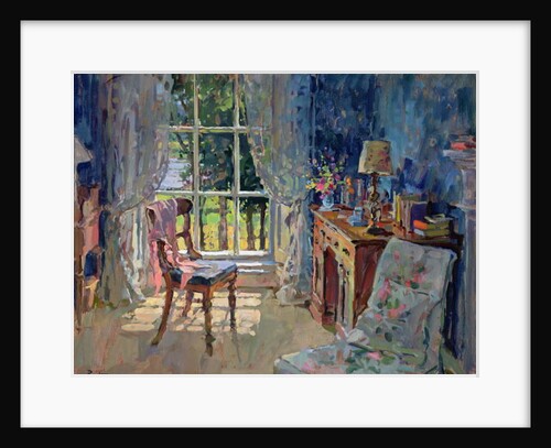 Bedroom with Lake View by Susan Ryder