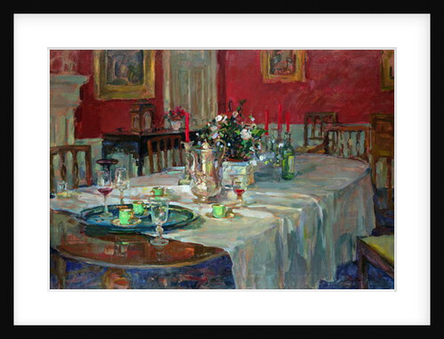Dining Table with Silver Jug by Susan Ryder