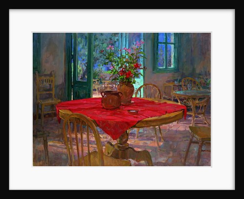 Geraniums at Escallerilla by Susan Ryder