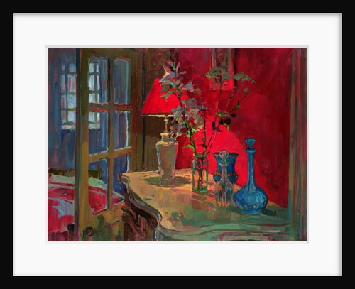 Red Lamp by Susan Ryder