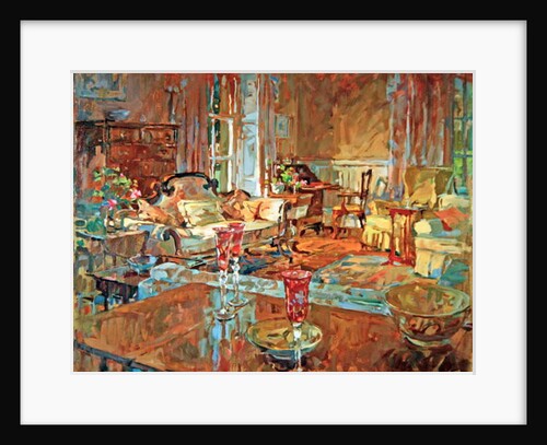 Drawing Room with Venetian Glass by Susan Ryder