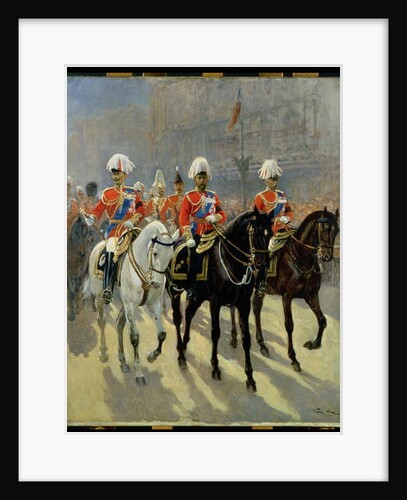 George V in Procession, 1910 by Georges Bertin Scott