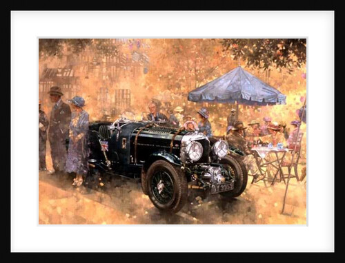 Garden Party with the Bentley by Peter Miller