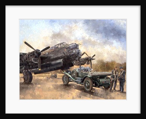 A Lancaster and a Bentley, 2000 by Peter Miller