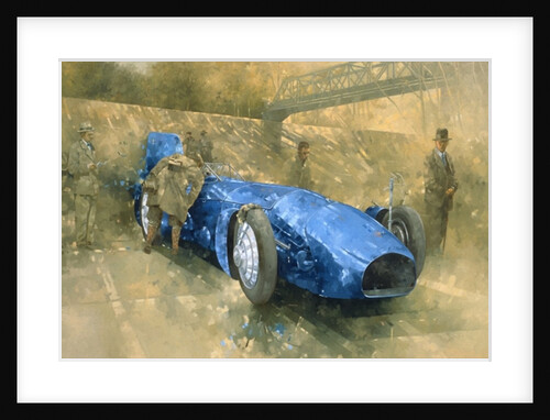 Bluebird at Brooklands by Peter Miller