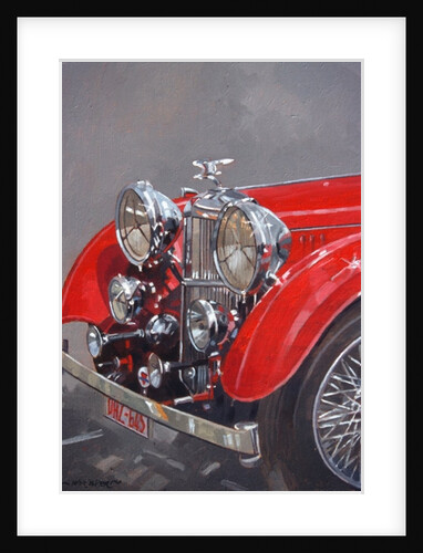 Red Sp.25 Alvis by Peter Miller