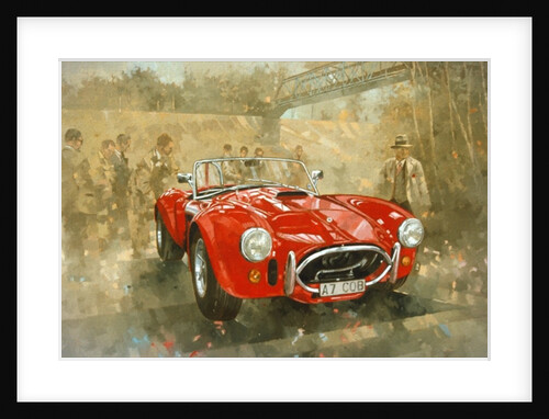 Cobra at Brooklands by Peter Miller