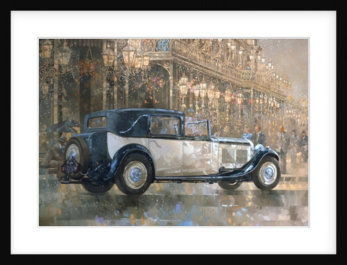 Christmas Lights and 8 litre Bentley by Peter Miller