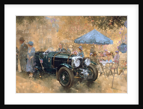 Garden party with the Bentley by Peter Miller