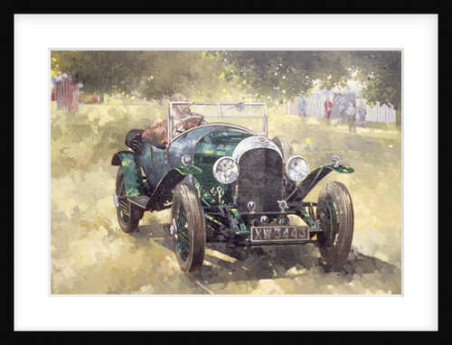 The Green Bentley at Althorp, 1994 by Peter Miller