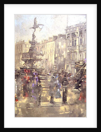 Piccadilly Circus c.1890, 1992 by Peter Miller