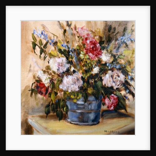 Flowers in a bucket by Miranda Legard
