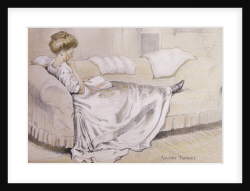 Girl Reading by Antony Troncet