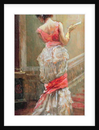 Lady with a Fan by Albert Jnr. Ludovici