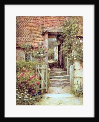 Under the Old Malthouse, Hambledon, Surrey by Helen Allingham