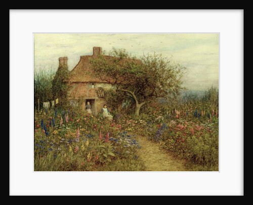 A Cottage near Brook, Witley, Surrey by Helen Allingham