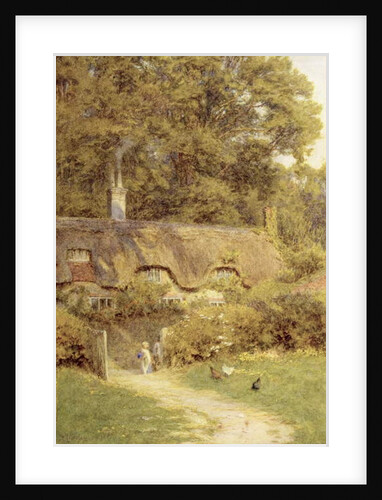 Cottage at Farringford, Isle of Wight by Helen Allingham