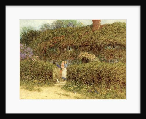A Cottage at Freshwater, Isle of Wight by Helen Allingham