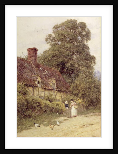 Old Post Office, Brook, near Witley, Surrey by Helen Allingham