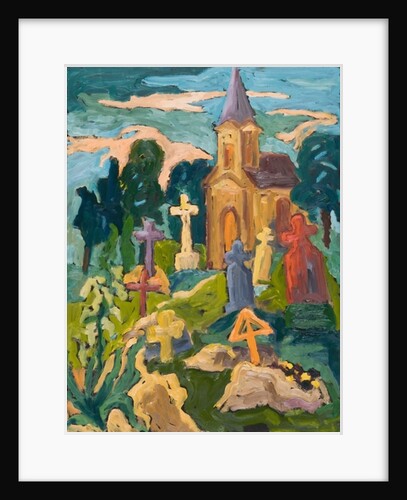 Graveyard and Chapel, 2005 by Marta Martonfi-Benke