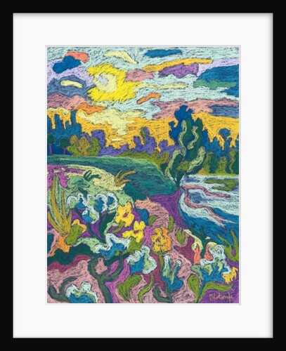 Blooming River Bank, 2009 by Marta Martonfi-Benke