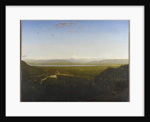 View of Mont Blanc, see from La Faucille, c.1865 by Pierre Etienne Theodore Rousseau