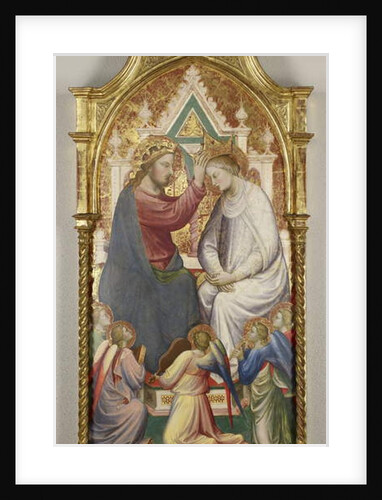 The Coronation of the Virgin with Five Music-Making Angels, 1408 by Di Mariotto Nardo