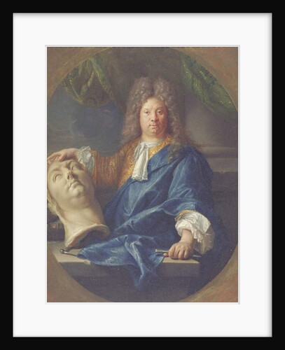 Portrait of Antoine Coysevox, 1701 by Francois Jouvenet