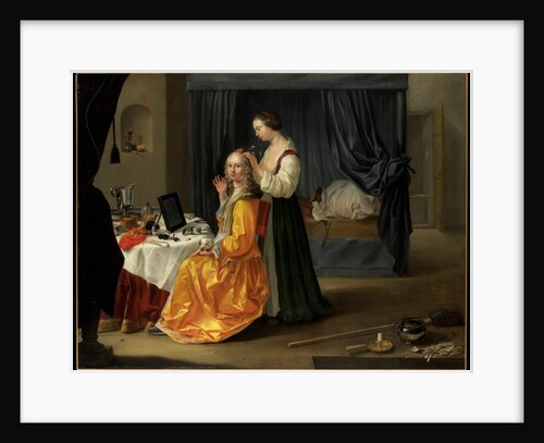 Lady at her Toilet, c.1650-60 by Netherlandish School