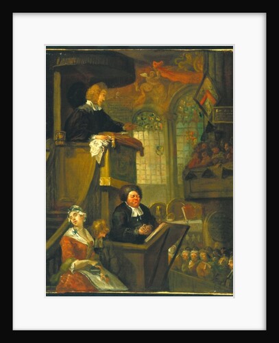 The Sleeping Congregation, 1728 by William Hogarth