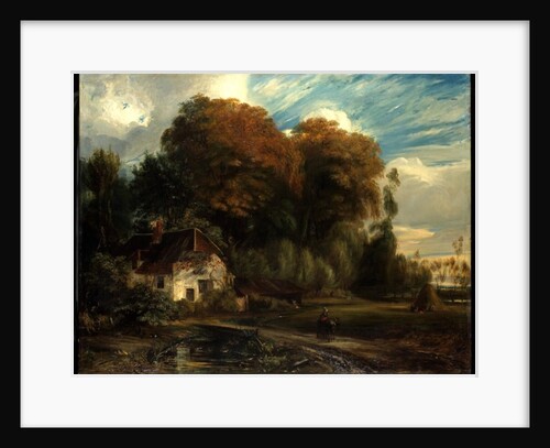 Caretaker's Cottage in the Forest of Compiegne, 1826 by Paul Huet