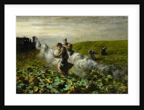 The Pumpkin Harvest, 1897 by Giovanni Segantini