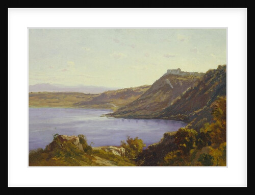 The Albano Lake by Antoine-Victor Joinville