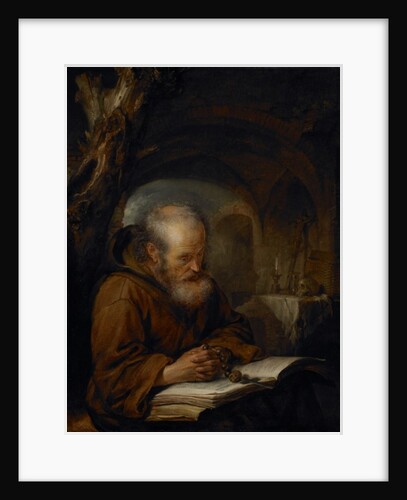 A Hermit Praying, 1670 by Gerrit or Gerard Dou