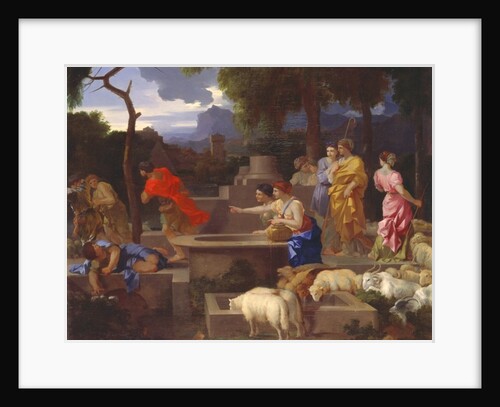 Moses Defending the Daughters of Jethro by Sebastien Bourdon