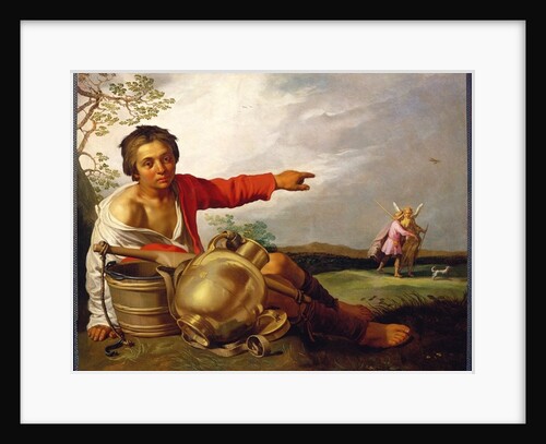 Shepherd Boy Pointing at Tobias and the Angel, c.1625-30 by Abraham Bloemaert