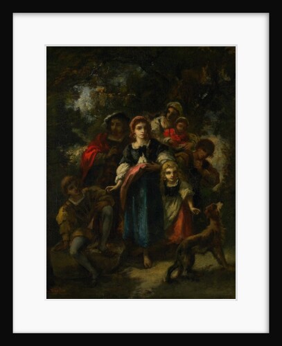 Children in a Wood by Narcisse Virgile Diaz de la Pena