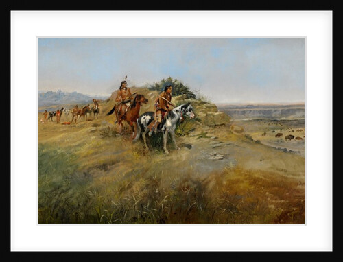 Buffalo Hunt, 1891 by Charles Marion Russell